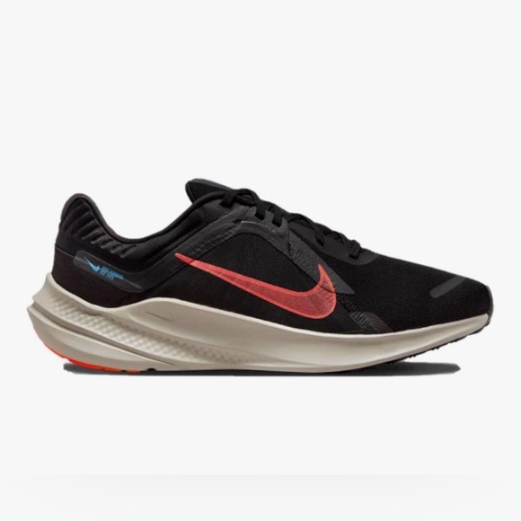 Nike Quest 5 Black Bright Crimson Running Shoes Men’s 9 11 NIB